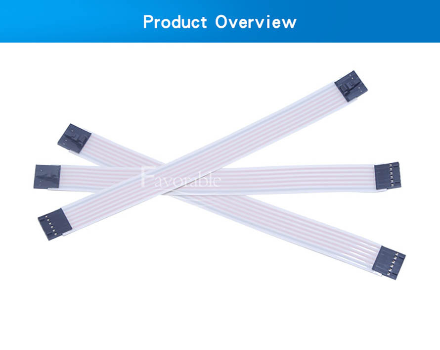AP Plotter Parts 68235000 Whip Jumper Assembling 6 Cond Flat Cable4